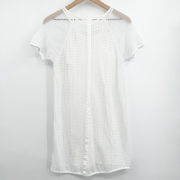 Rag & Bone Mesh Short Sleeve Summer Dress in White Size XS - Picture 2 of 10